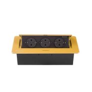 پریز توکار کابینتی کانکت مدل M200 رنگ طلایی