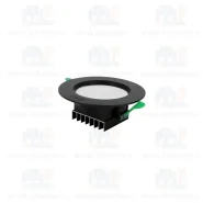 پنل دیپاریس 7 وات دایره ای بدنه مشکی